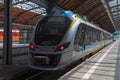 Newag Impuls train at Wroclaw main station Royalty Free Stock Photo